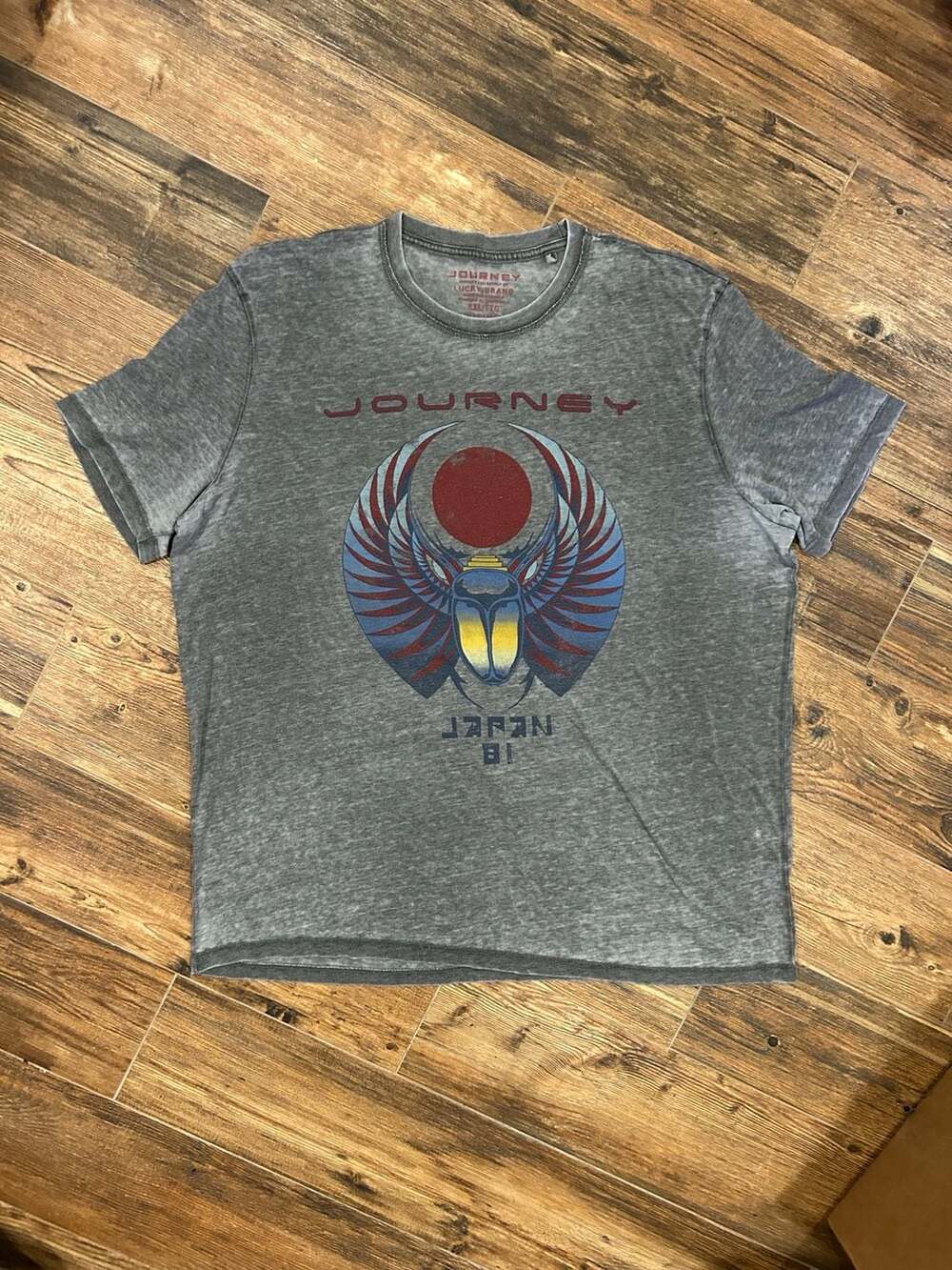 Lucky Brand Journey Japan 81 Scarabee Burnout T-Shirt
